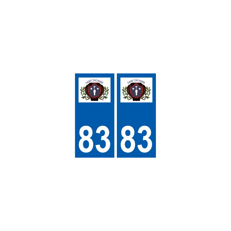 83 Cogolin logo adesivo piastra adesivi città