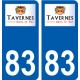 83 Cogolin logo aufkleber typenschild aufkleber stadt