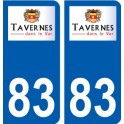 83 Cogolin logo adesivo piastra adesivi città