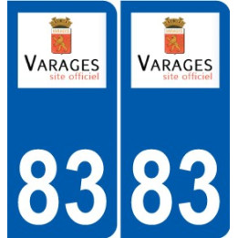 83 Cogolin logo autocollant plaque stickers ville