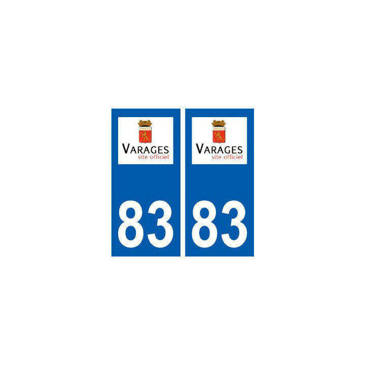 83 Cogolin logotipo de la etiqueta engomada de la placa de pegatinas de la ciudad