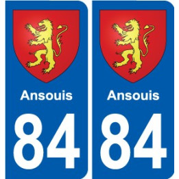 84 Mazan blason autocollant plaque stickers ville