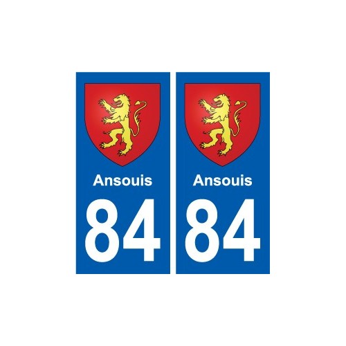 84 Mazan coat of arms sticker plate stickers city