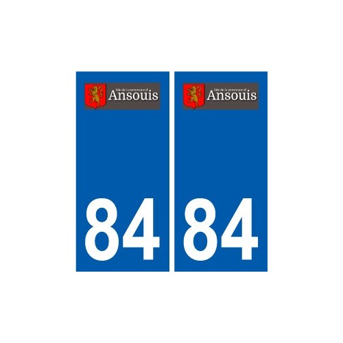 84 Mazan logo adesivo piastra adesivi città