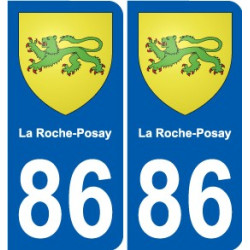 86 Naintré coat of arms sticker plate stickers city
