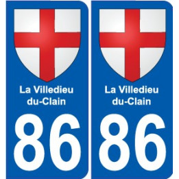 86 Montmorillon wappen aufkleber typenschild aufkleber stadt