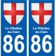86 Montmorillon blason autocollant plaque stickers ville