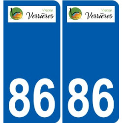 86 Naintré logo adesivo piastra adesivi città