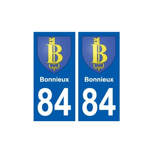 84 Valréas blason autocollant plaque stickers ville