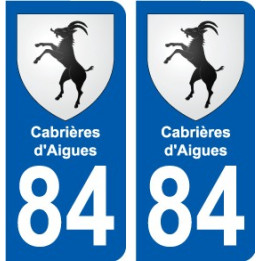 84 Valréas blason autocollant plaque stickers ville