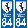 84 Valréas wappen aufkleber typenschild aufkleber stadt