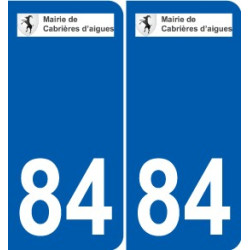 84 Valréas logo aufkleber typenschild aufkleber stadt
