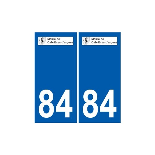 84 Valréas logo adesivo piastra adesivi città
