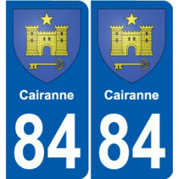 84 Valréas escudo de armas de la etiqueta engomada de la placa de pegatinas de la ciudad