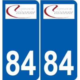 84 Valréas logo autocollant plaque stickers ville