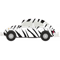 Autocollant Coccinelle voiture Zèbre sticker adhesif