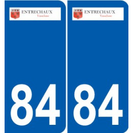 84 Valréas logo aufkleber typenschild aufkleber stadt