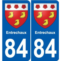 84 Valréas coat of arms sticker plate stickers city