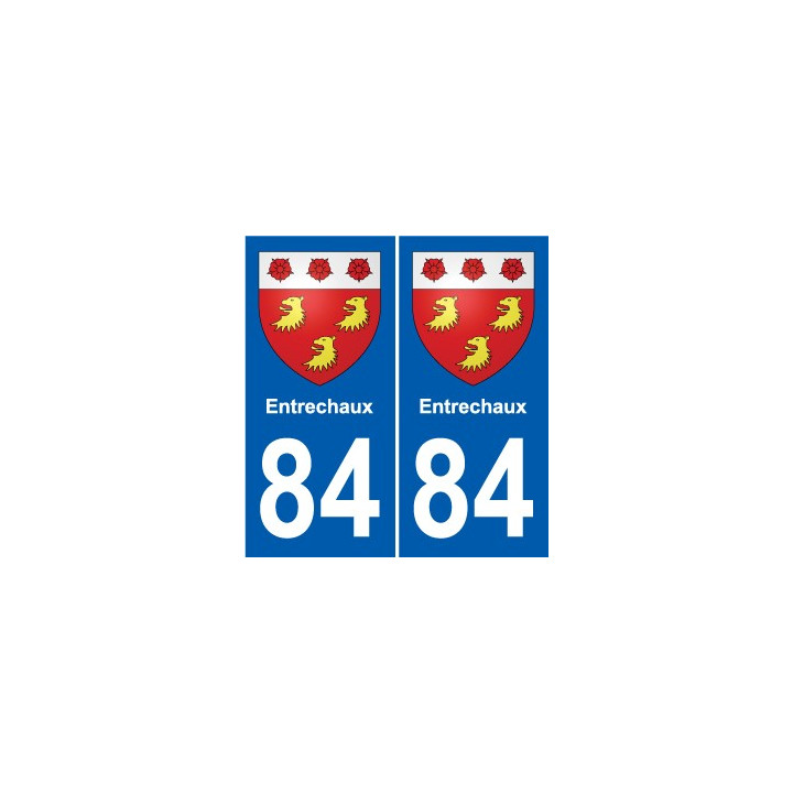 84 Valréas blason autocollant plaque stickers ville