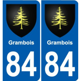 84 Valréas coat of arms sticker plate stickers city