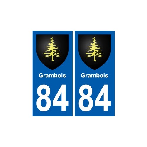 84 Valréas blason autocollant plaque stickers ville