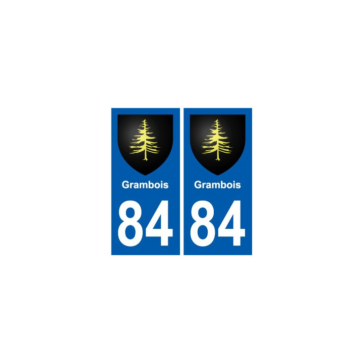 84 Valréas coat of arms sticker plate stickers city
