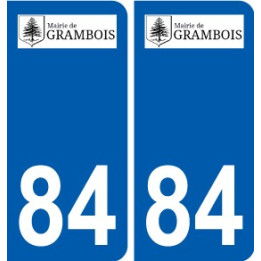 84 Valréas logotipo de la etiqueta engomada de la placa de pegatinas de la ciudad