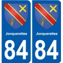 84 Valréas blason autocollant plaque stickers ville