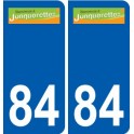 84 Valréas logo autocollant plaque stickers ville