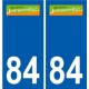 84 Valréas logo adesivo piastra adesivi città