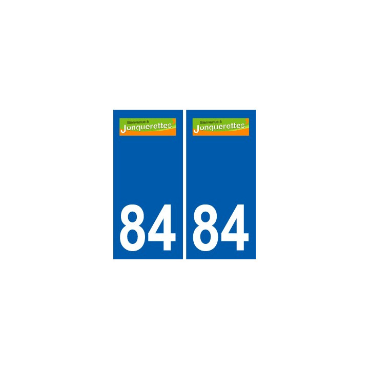 84 Valréas logo sticker plate stickers city