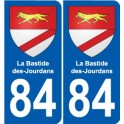 84 Valréas wappen aufkleber typenschild aufkleber stadt