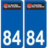 84 Valréas logo aufkleber typenschild aufkleber stadt