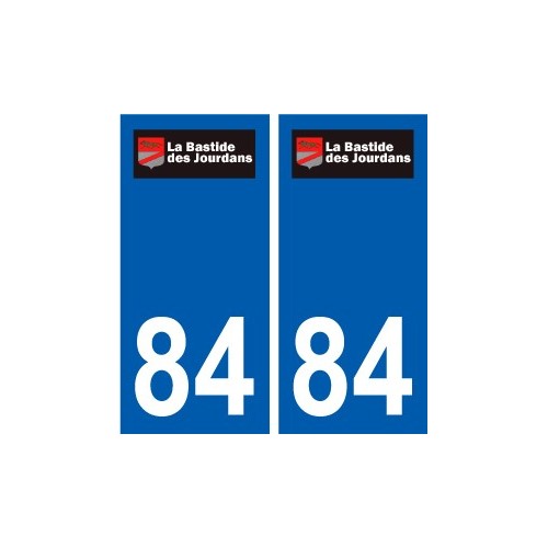 84 Valréas logo sticker plate stickers city