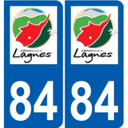 84 Valréas logo aufkleber typenschild aufkleber stadt