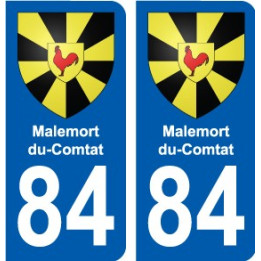 84 Valréas coat of arms sticker plate stickers city