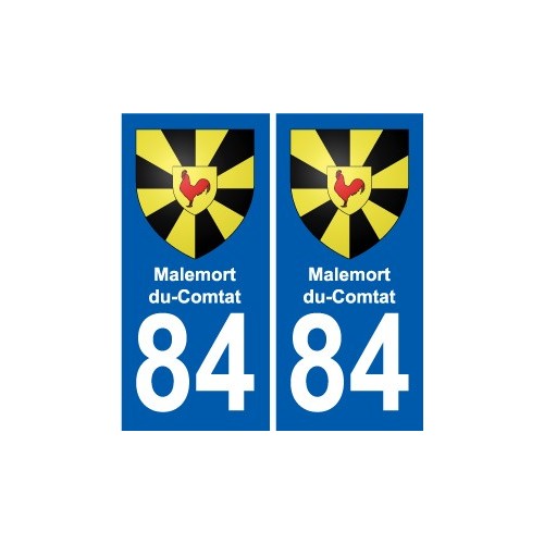84 Valréas blason autocollant plaque stickers ville