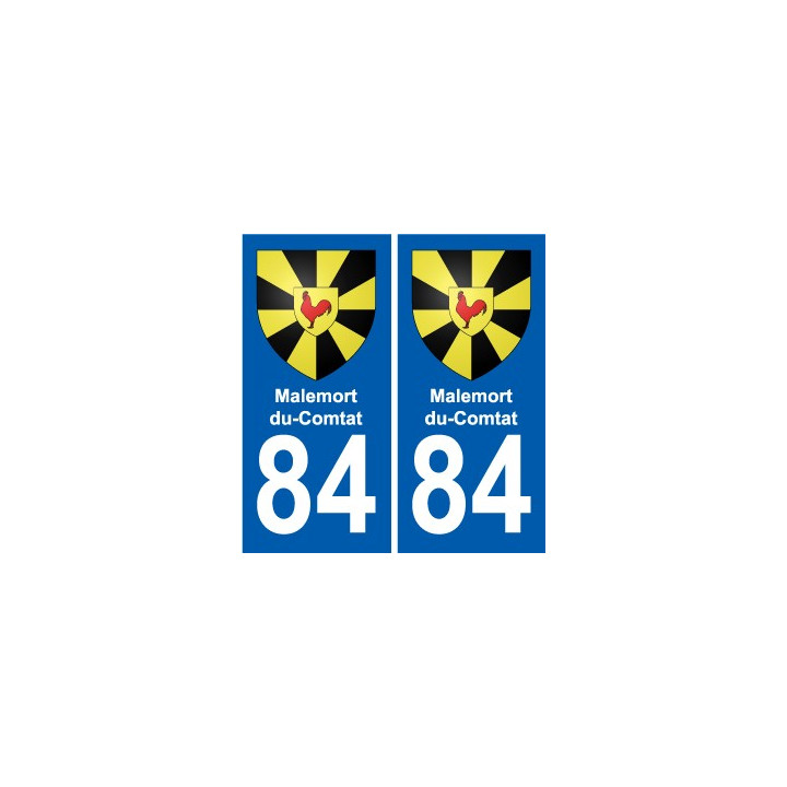 84 Valréas escudo de armas de la etiqueta engomada de la placa de pegatinas de la ciudad