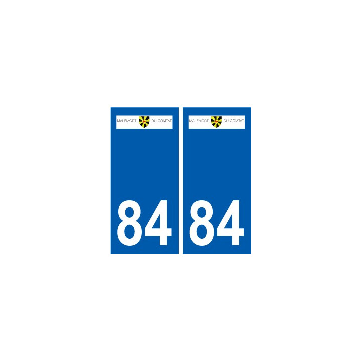 84 Valréas logotipo de la etiqueta engomada de la placa de pegatinas de la ciudad