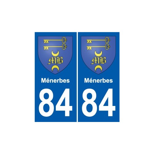 84 Valréas blason autocollant plaque stickers ville