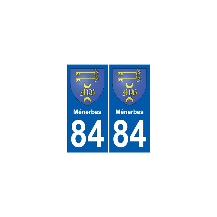 84 Valréas escudo de armas de la etiqueta engomada de la placa de pegatinas de la ciudad