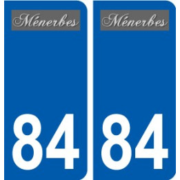 84 Valréas logo sticker plate stickers city