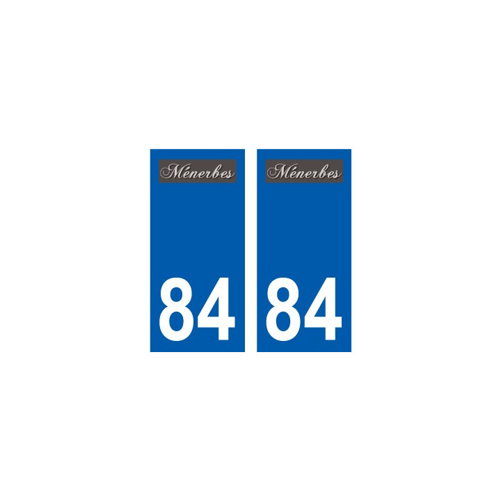 84 Valréas logo sticker plate stickers city