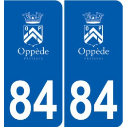 84 Valréas logo aufkleber typenschild aufkleber stadt