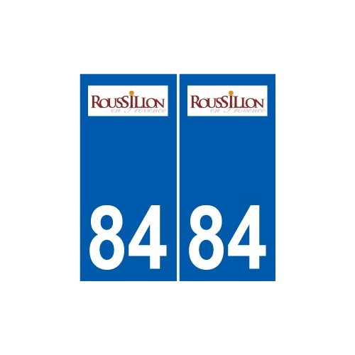 84 Valréas logo autocollant plaque stickers ville