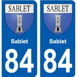 84 Valréas wappen aufkleber typenschild aufkleber stadt
