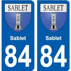84 Valréas wappen aufkleber typenschild aufkleber stadt