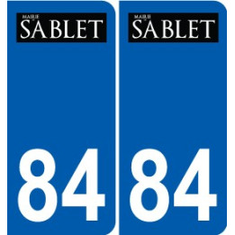 84 Valréas logo aufkleber typenschild aufkleber stadt