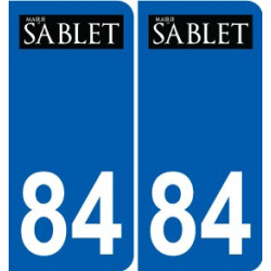 84 Valréas logo aufkleber typenschild aufkleber stadt