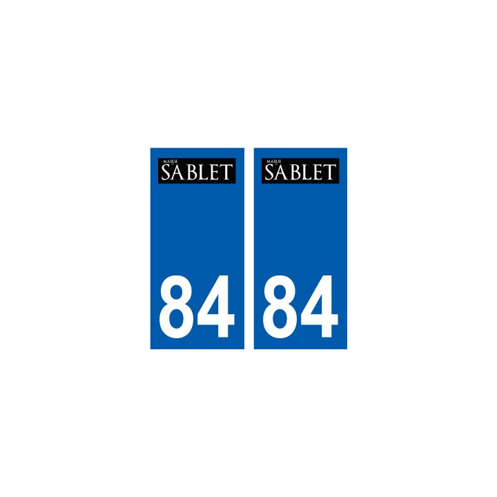 84 Valréas logo aufkleber typenschild aufkleber stadt